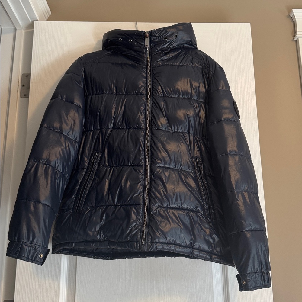 Michael Kors Navy Puffer Jacket